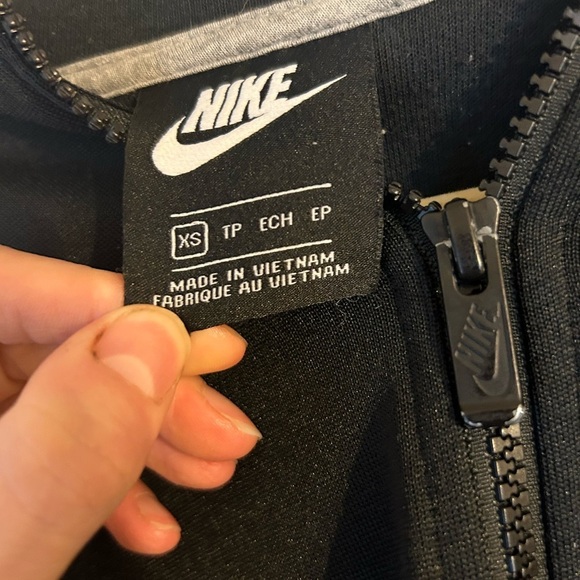 Nike zip up hooded color block jacket / hooded sweatshirt / Nike / womens - Picture 2 of 6